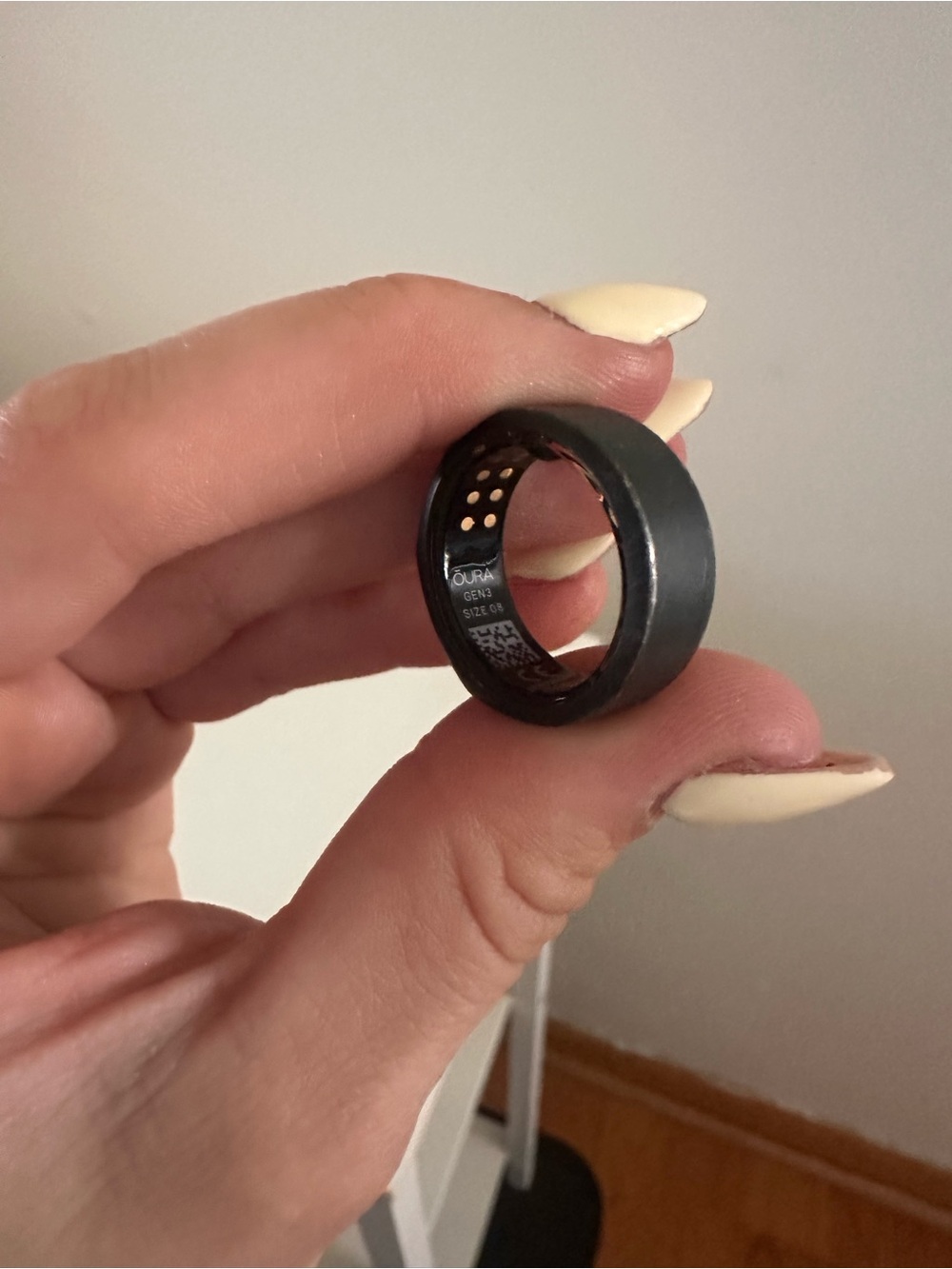 Oura Ring 3 - Stealth - Size 8